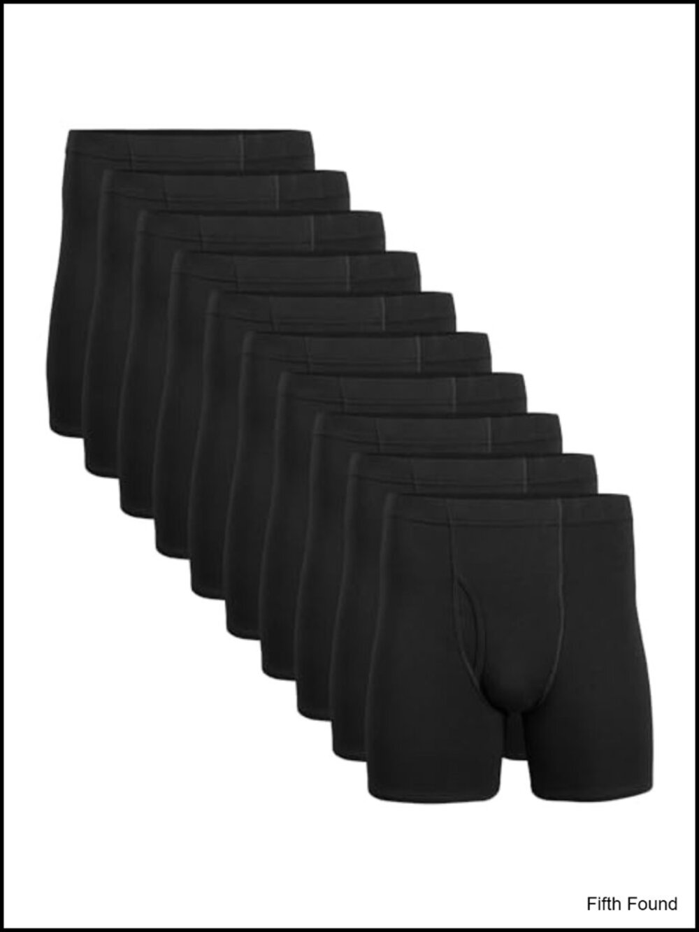 Gildan Covered Waistband Boxer Briefs 6-Pack Cotton